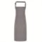 Grey waterproof apron with adjustable strap