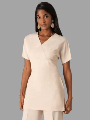 b670 work tunic suitable for Hourglass shape