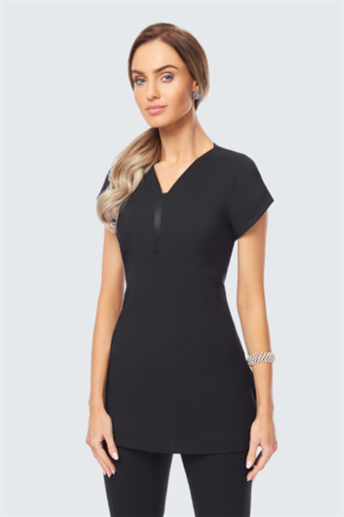 Sophisticated Tie-Back Beauty & Spa Tunic B212